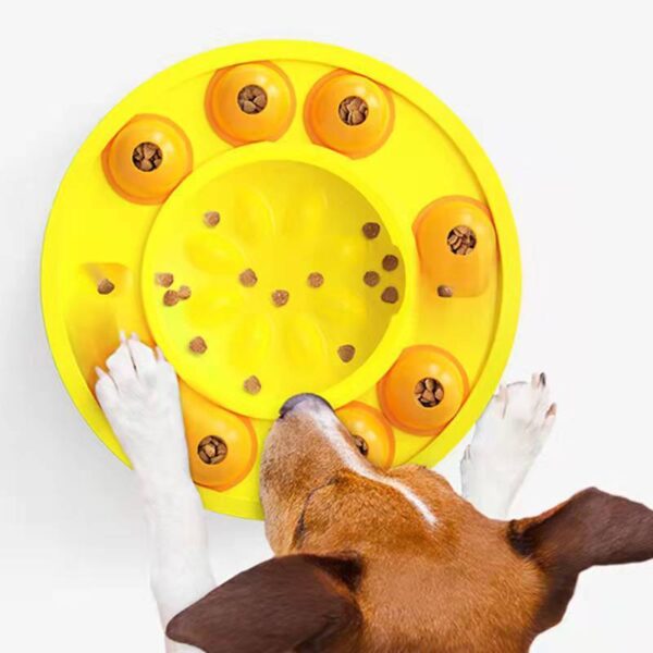 Dog Pets Puzzle Toys Slow Feeder Interactive Increase Puppy IQ Food Dispenser Slowly Eating NonSlip Bowl Pet Dogs Training Game - Image 5