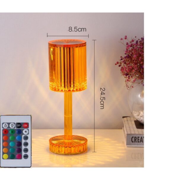 New Crystal Table Lamp Hotel Decoration Diamond Romantic Warm Led For Home Decor Romantic Gift Night Light - Image 8