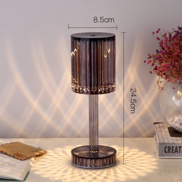 New Crystal Table Lamp Hotel Decoration Diamond Romantic Warm Led For Home Decor Romantic Gift Night Light - Image 3